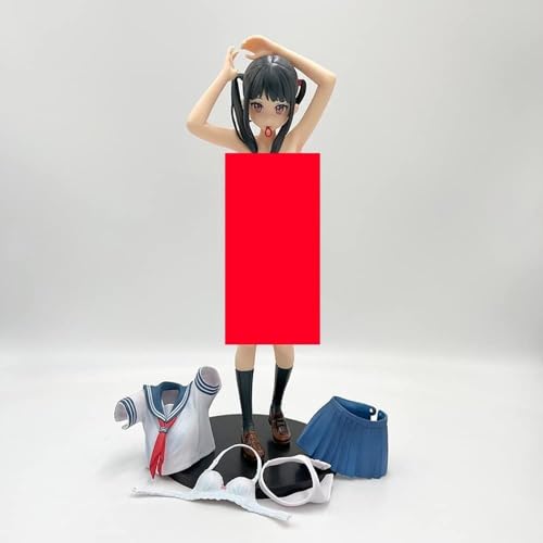 ASEDRFY Figura de Anime Girl Waifu Figura de personajes japoneses de anime extraíble Unión Desnuda Creativa Kantoku Sailor Fuku No Mannaka Figura de acción Bonita Chica Sailor Traje de adulto von ASEDRFY