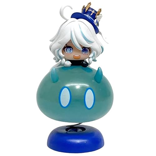 ASEDRFY Furina, Pardofelis, Raiden MEI, Klee, Anya Forger, Hutao Figure, Q Version Rocking Figurine 10cm/3.9inch Handmade Statue Collection Gift (b) von ASEDRFY