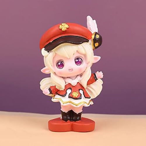 ASEDRFY Genshin Impact PVC-Sammelspiel, Actionfigur, Charaktermodell, Anime-Spielzeug (Farbe: lila) von ASEDRFY