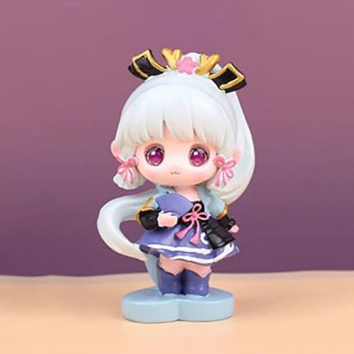 ASEDRFY Genshin Impact PVC-Sammelspiel, Actionfigur, Charaktermodell, Anime-Spielzeug (Farbe: lila) von ASEDRFY