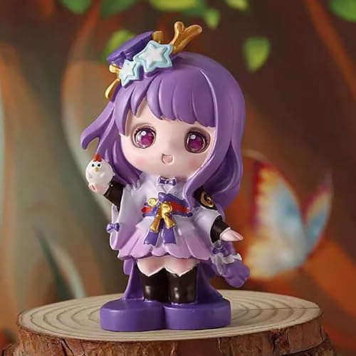 ASEDRFY Genshin Impact PVC-Sammelspiel, Actionfigur, Charaktermodell, Anime-Spielzeug (Farbe: lila) von ASEDRFY