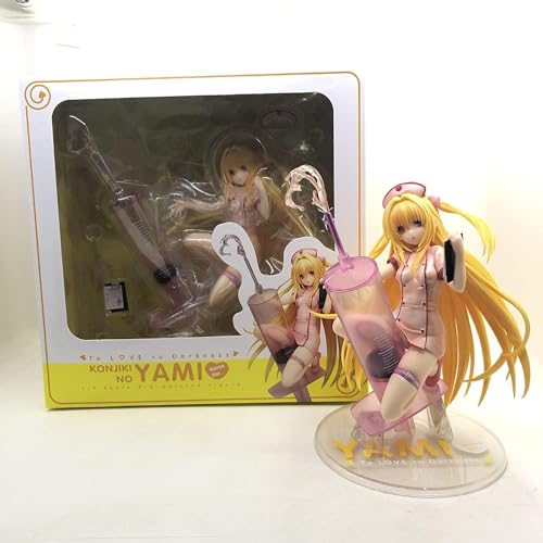 ASEDRFY Handgefertigte abnehmbare 20 cm japanische Anime zu lieben Dunkelheit Eve kniende Krankenschwester PVC Actionfigur Alphamax Anime Figur China Dress Edition Modell Spielzeug Desktop von ASEDRFY