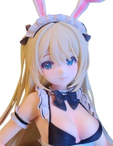 ASEDRFY Hentai-Figuren, 1/4 Maid Bunny Girl, Actionfiguren, Heimdekoration, Sammelfiguren, Anime-Figur, Mädchen, Sammlerpuppe, Geschenk, abnehmbare Kleidung, 45 cm (mit Sockel) (Hardware) von ASEDRFY