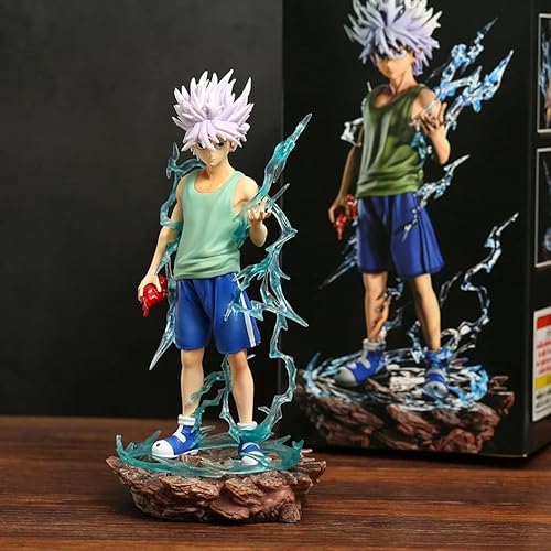 ASEDRFY Hunter Hunter Killua Zoldyck Figur Gon Freecss/Kurapika/Chrollo Lucilfer Figur Sammlerstück 22cm ASEDRFY Hunter Hunter Killua Zoldyck Figur Gon Freecss/Kurapika/Chrollo Lucilfer Figur Sammlerstück 22cm von ASEDRFY