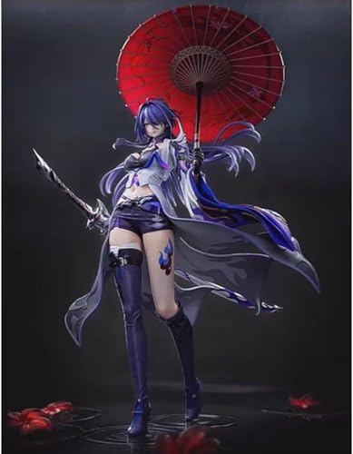 ASEDRFY Kakavasha Acheron-Figur, 38 cm, Stern-Schiene, PVC-Statue, Anime-Actionfigur, Modellsammlung, Puppe, Dekoration, Spielzeug, Geschenk (weiß) von ASEDRFY