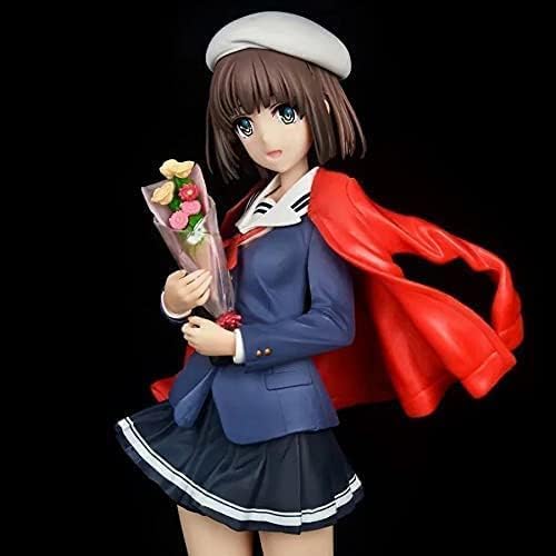 ASEDRFY Limited Edition Japanische Anime Saenai Heldin No Sodateka Katou Megumi Schuluniform Graduate PVC Statue Ornament Actionfigur Sammlerstück Modell Spielzeug Puppe Geburtstagsgeschenk von ASEDRFY