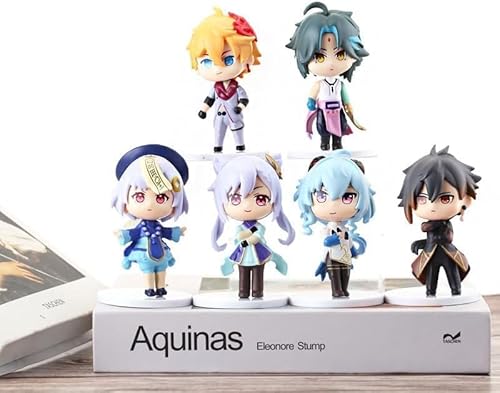 ASEDRFY Liyue Chapter - Juego de cifras de acci?n Zhongli Qiqi - cifras de anime, cifras de personajes de PVC, colecci?n de estatuas de PVC, regalo 2.4 (A) von ASEDRFY