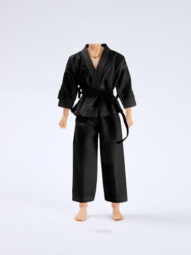 ASEDRFY Männerkleidung im Maßstab 1:12, Figur, Puppenkleidung, Uniform-Kostüm für 15,2 cm große Soldaten, Actionfigur, Körperpuppe (weiß) von ASEDRFY