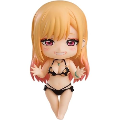 ASEDRFY Marin Figure, Replacement face q Version Kitagawa Marin Swimsuit Anime Figures 10cm/3.9inch Model Desktop Handicrafts Ornament Gifts von ASEDRFY