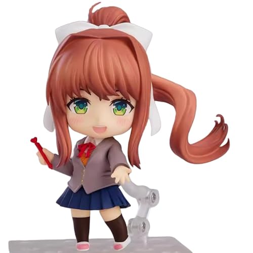 ASEDRFY Monika Figure, Q Version Movable Monika Replacement Face Anime Figures 10cm/3.9inch Anime Statue Model Desktop Ornament Gifts ASEDRFY Monika Figure, Q Version Movable Monika Replacement Face Anime Figures 10cm/3.9inch Anime Statue Model Desktop Ornament Gifts von ASEDRFY
