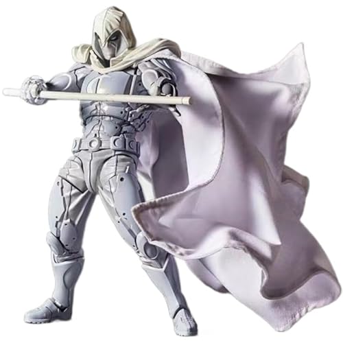 ASEDRFY Moon Knight Figure, Winter Soldier Figure, Fighting Movable Anime Figures 14cm/5.5inch Handmade PVC Character Model Decoration Craft Gift (b) von ASEDRFY