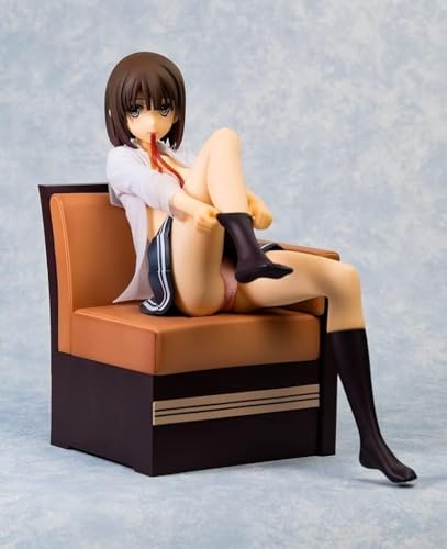 ASEDRFY Neue beliebte Deluxe-Version Anime Misaki Kurehito Kato Megumi Abnehmbare Gesichtsverändernde Kasumigaoka PVC Actionfigur Modell Spielzeug Puppe Desktop Ornamente in Geschenkbox von ASEDRFY