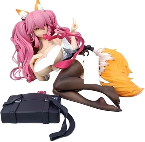 ASEDRFY Nsfw Ecchi Figur Anime 1/4 Uzuki-Momoko Schwarze Seide Häschen Mädchen Niedliche Puppe Dekoration Modell Cartoon Spielzeugfigur Anime Girl Serie 14,5 cm von ASEDRFY