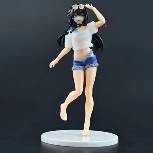 ASEDRFY Oregairu Yukinoshita Yukino Yuigahama Yui Isshiki Iroha Traje de ba?o Ver cifras de acci?n, estatua de anime, regalo de 20 cm von ASEDRFY