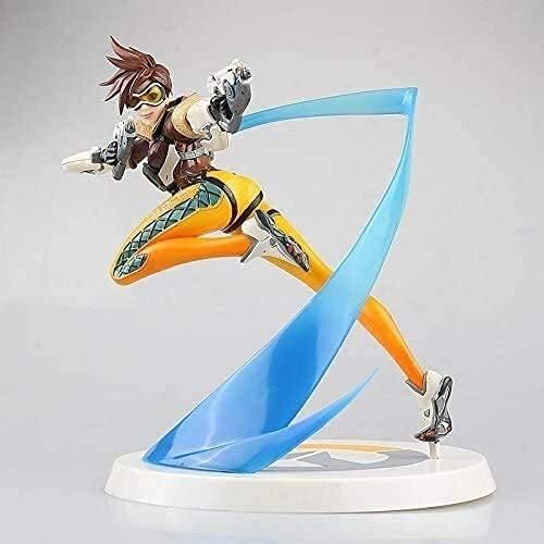 ASEDRFY Overwatch Anime Actionfigur OW Charakter Tracer PVC Figuren Sammlerstück Modell Charakter Statue Spielzeug Desktop Ornamente von ASEDRFY