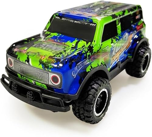 ASEDRFY RC Auto, Geländewagen mit kleinem Maßstab 1:24 mit Leuchten, Geschwindigkeit 10 km/h, Kinderspielzeug. von ASEDRFY