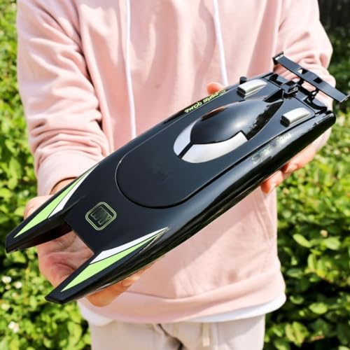 ASEDRFY RC Boot, 2,4 G Hochgeschwindigkeitsboot, Wasserspielzeug, 7,4 V Akku mit großer Kapazität, Geschwindigkeit 30 km/h ASEDRFY RC Boot, 2,4 G Hochgeschwindigkeitsboot, Wasserspielzeug, 7,4 V Akku mit großer Kapazität, Geschwindigkeit 30 km/h von ASEDRFY