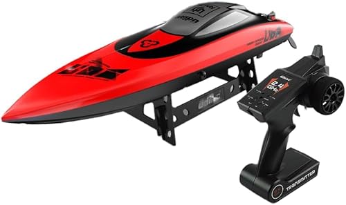 ASEDRFY RC Boot, 2,4 G bürstenloses wassergekühltes Hochgeschwindigkeitsboot, Geschwindigkeit 35-40 km/h, gekentert mit einer Taste zum Zurücksetzen von ASEDRFY