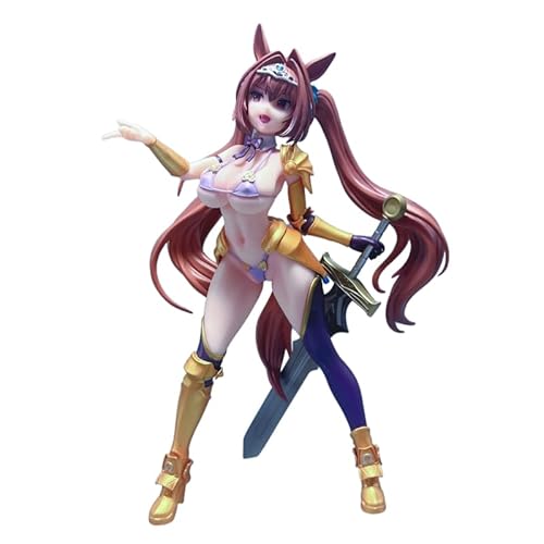 ASEDRFY Scarlet Figure, Standing Shining Armor Scarlet Action Figures 25cm/9.8inch Handmade Cosplay PVC Statues Souvenirs for Anime Fans Gifts (b) von ASEDRFY