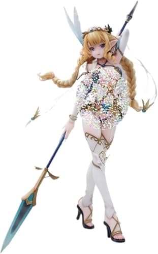ASEDRFY Schöne Mädchenpuppe 1/6 Elfendorf, Anime-Girl-Statue, PVC-Spielzeug, Schreibtisch-Dekoration, Sammlung, Geschenk für Erwachsene, 24,5 cm von ASEDRFY