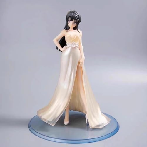 ASEDRFY Seishun Buta Yarou Wa ASEDRFYjima Mai Hochzeitskleid Ver. Sammelfigur Anime Modell 25cm von ASEDRFY