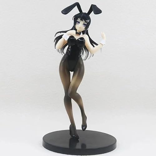 ASEDRFY Seishun Buta Yarou Wa ASEDRFYjima Mai Knit Dress Ver. Sammelfigur, Anime-Modell, 22 cm von ASEDRFY