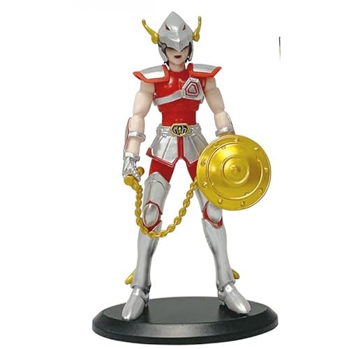ASEDRFY Seiya, Hyoga, Ikki, Shun, Shiryu Figure, Standing Combat Uniform Figurine 17cm/6.7inch Handmade PVC Character Statue Collectible Craft Gift (d) von ASEDRFY