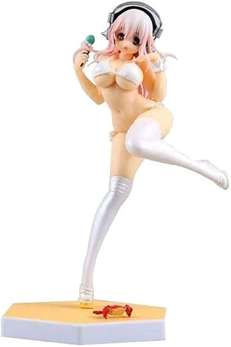ASEDRFY Super Sonico Anime Actionfigur Sammelmodell Charakter PVC Figuren Statue Spielzeug Desktop Ornamente von ASEDRFY