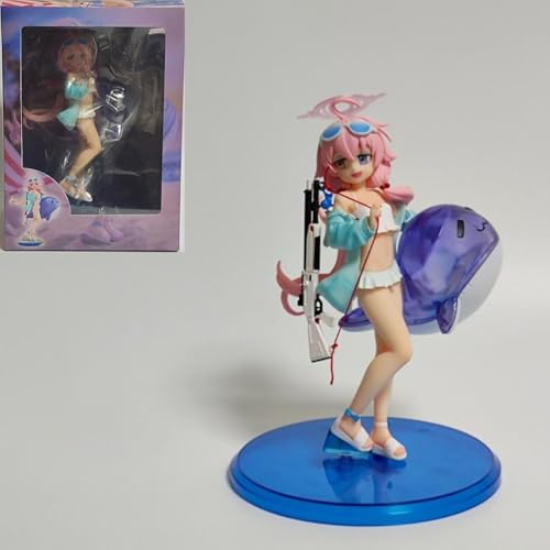 ASEDRFY Takanashi-Figur, 20 cm, blau, PVC, umweltfreundliche Materialien, geeignet für Zuhause, Büro, Schreibtisch, dekorative Ornamente, Spielzeug von ASEDRFY