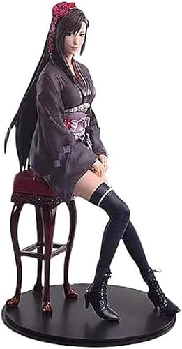 ASEDRFY Tifa Lockhart Anime Actionfigur PVC Spielzeug Charakter Modell Dekoration Statue Geschenke Sammlerstücke 24 cm von ASEDRFY