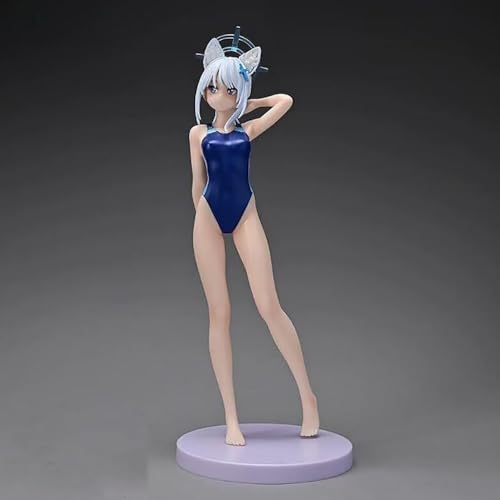 ASEDRFY Toshihiko Unaookami Siroko-Figur, PVC, umweltfreundliche Materialien, geeignet für Zuhause, Büro, Schreibtisch, dekorative Ornamente, Spielzeug, 25 cm, Blau von ASEDRFY