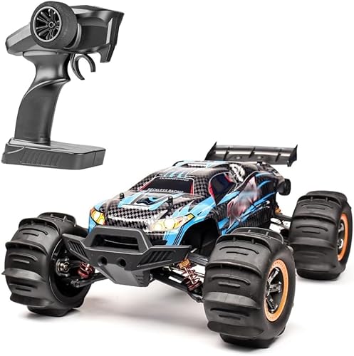 ASEDRFY mclxtoys Coche RC, Coche de Deriva de Alta Velocidad sin escobillas Impermeable 1:12, Coche de Escalada Todoterreno Con tracción en Las Cuatro Ruedas, Velocidad 60 KM/H. von ASEDRFY