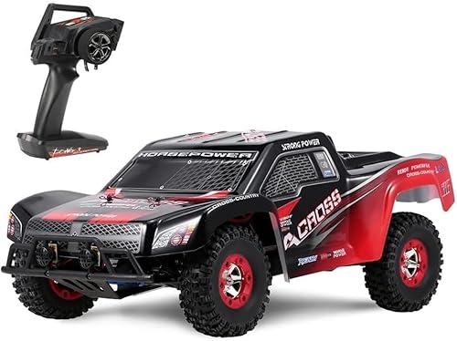 ASEDRFY mclxtoys Coche RC, Coche de Escalada Todoterreno para camión Corto a Escala 1:12, Coche de Alta Velocidad Con Motor de escobillas de carbón 540, Velocidad 50 KM/H. von ASEDRFY