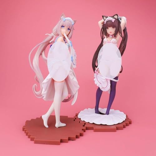 ASEDRFY &chocola Lovely Sweets Time 1/7 Actionfigur/Anime-Figur/bemaltes Charaktermodell/Spielzeugmodell/PVC/Anime-Sammlerartikel (2 Stück) von ASEDRFY