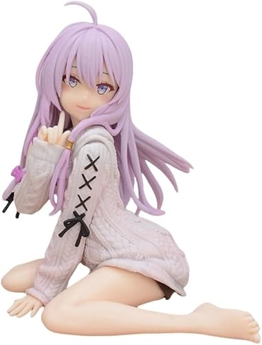 Anime-Puppe Elaina-Figur Elaina (Knit Ver.) PVC-Figur im Maßstab 1:7, Anime-Sammlerstatue, Charakter, Modell, PVC-Dekoration, Geschenk, 13 cm von ASEDRFY