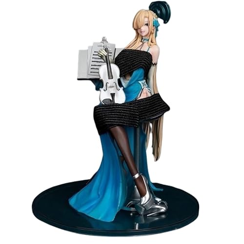 Asuna Figure,‌ Sitting Violin ICHINOSE Asuna Anime Figures 25cm/9.8inch PVC Game Character Statue Model Desktop Handicrafts Ornament Gifts von ASEDRFY