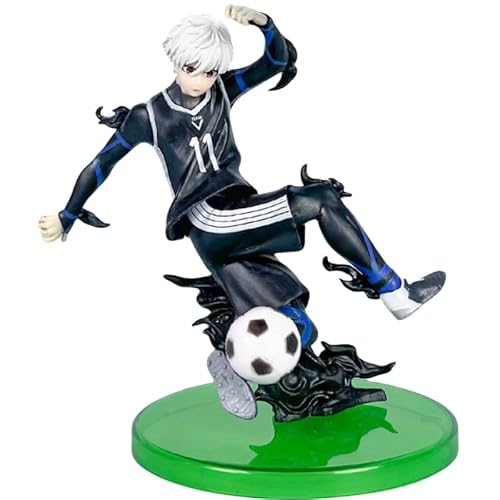 Bachira Meguru‌, Isagi Yoichi, Nagi Seishiro‌, Mikage REO Figure, Playing Soccer Action Figures PVC Character Model Collectible Handicrafts Gift (c) von ASEDRFY