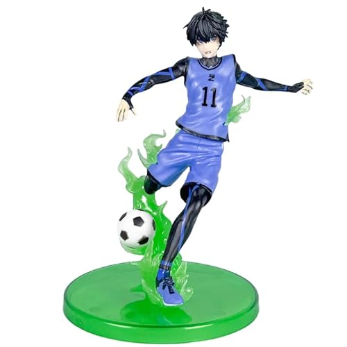 Bachira Meguru‌, Isagi Yoichi, Nagi Seishiro‌, Mikage REO Figure, Playing Soccer Action Figures PVC Character Model Collectible Handicrafts Gift (c) von ASEDRFY