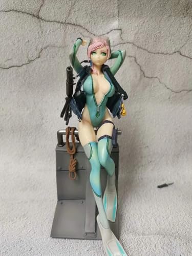 Exquisites 23 cm Anime-ASEDRFY Mädchen nach der Klasse, Schlachtfeld, Aigil, schönes Mädchen, Badeanzug, Modell, Box-Figur, PVC, Anime-Cartoon-Spiel, Charakter, Modell, Statue, Spielzeug von ASEDRFY