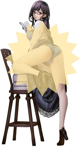 Ljcjbb Figura de Chica de Anime ECCHI Original -The Literary Type- Figura Hentai 1/7/Estatua de Juguete/Colección de Modelos/Personaje de Manga japonés/PVC/Figuras de acción/H27cm/10,6 Pulgadas von ASEDRFY