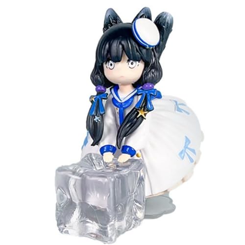 Luna Figure, q Version Standing Luna Action Figures 12cm/4.7inch Handmade PVC Character Model Statue Decoration Ornament Gifts (a) von ASEDRFY