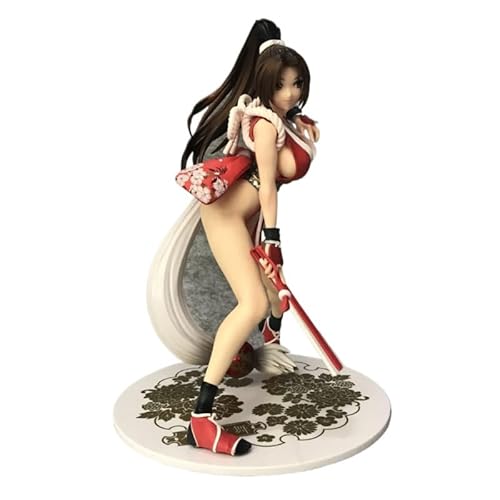 Mai Shiranui Figure, Fighting Mai Shiranui Action Figures 23cm/9.1inch Handmade PVC Characters Collectible Handicrafts Souvenirs for Anime Fans Gifts von ASEDRFY