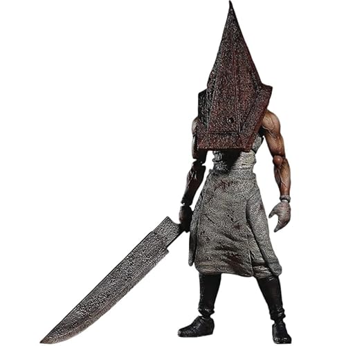 Pyramid Head Figure, Evil Red Pyramid Thing 15cm/5.9inch Action Figures PVC Character Figurine Statue Decoration Model Gift von ASEDRFY