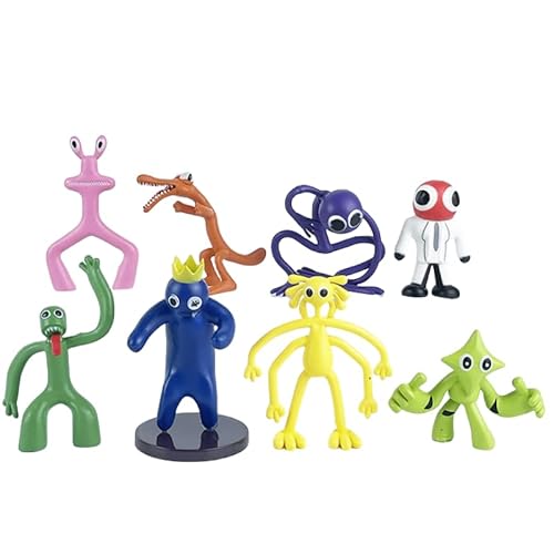 Rainbow Friends Figure, Eight Q Version Rainbow Friends Movable Figurine 10cm/3.9inch Anime Model Desktop Decoration Ornament Gifts Rainbow Friends Figure, Eight Q Version Rainbow Friends Movable Figurine 10cm/3.9inch Anime Model Desktop Decoration Ornament Gifts von ASEDRFY