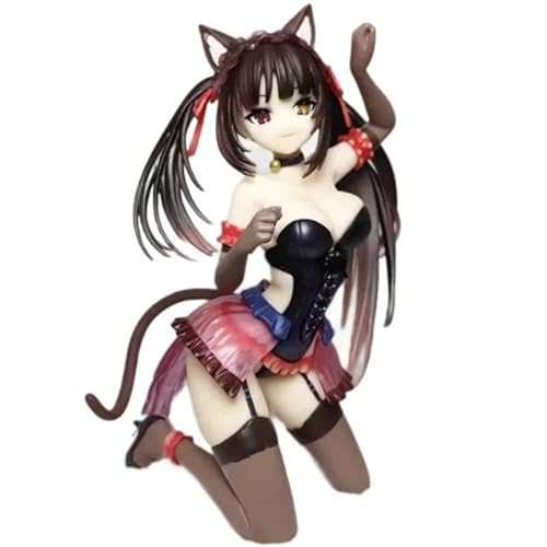 Tokisaki Figure, Kneeling Cat Ear Tokisaki Kurumi Action Figures 17cm/6.7inch Handmade Model Game Character Decoration for Anime Fans Gift Tokisaki Figure, Kneeling Cat Ear Tokisaki Kurumi Action Figures 17cm/6.7inch Handmade Model Game Character Decoration for Anime Fans Gift von ASEDRFY