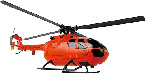 mclxtoys Avión RC, helicóptero de hélice única de Cuatro vías 2,4G, Modelo de aviación, Con luz LED, Adecuado para Regalos de niños Adultos. von ASEDRFY