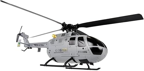 mclxtoys Avión RC, helicóptero de hélice única de Cuatro vías 2,4G, Modelo de aviación, Con luz LED, Adecuado para Regalos de niños Adultos. von ASEDRFY