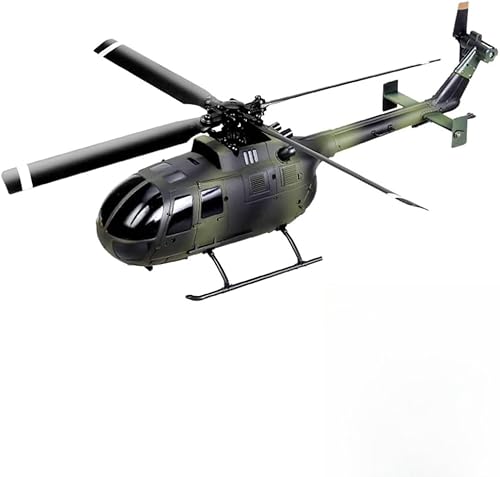 mclxtoys Avión RC, helicóptero de hélice única de Cuatro vías 2,4G, Modelo de aviación, Con luz LED, Adecuado para Regalos de niños Adultos. von ASEDRFY