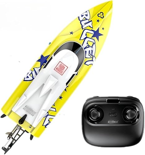 mclxtoys Barco RC, lancha rápida eléctrica Impermeable de Alta Velocidad, Juguetes acuáticos, Velocidad 20 KM/H, Adecuado para Regalos de niños Adultos. mclxtoys Barco RC, lancha rápida eléctrica Impermeable de Alta Velocidad, Juguetes acuáticos, Velocidad 20 KM/H, Adecuado para Regalos de niños Adultos. von ASEDRFY