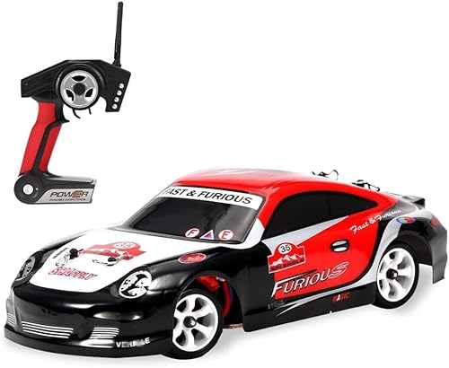 mclxtoys Coche De Deriva RC, Vehículo Todoterreno Con Tracción En Las Cuatro Ruedas De Alta Velocidad 1:28, Mini Coche De Carreras Eléctrico, Velocidad 30 KM/H, Adecuado Para Regalos Para Niños Adulto von ASEDRFY